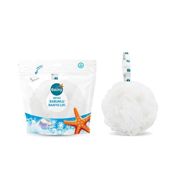 Balmy Soap-Infused Bath Loofah - Self-Soaping, Dermatologically Tested, Multiple Fragrances