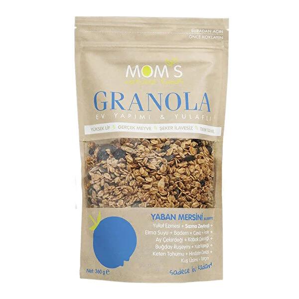 Mom's Granola Yaban Mersini - Healthy, Natural, Refined Sugar Free Granola with Extra Virgin Olive Oil