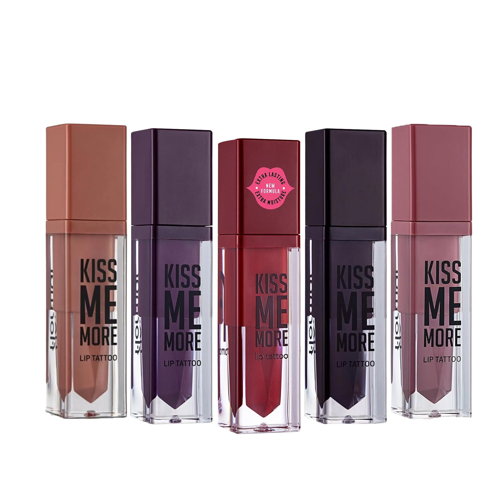 Flormar Kiss Me More Lip Tattoo 3.8 ml - Long Lasting Lip Color with Tattoo-Like Finish