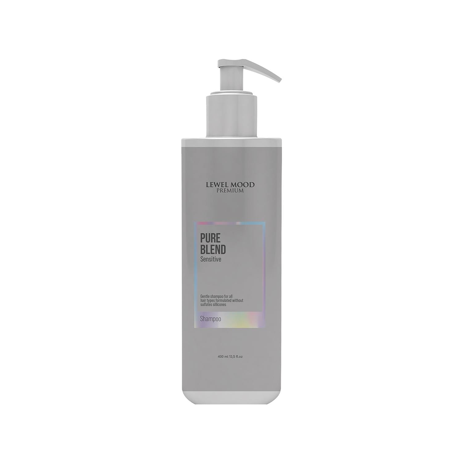 Lewel Mood Premium Pure Blend Sulfate-Free Shampoo - Gentle, Nourishing, and Luxurious Hair Care - 13.53 fl oz