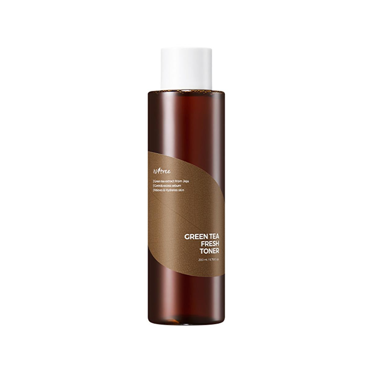 Isntree Green Tea-Infused Toner for Sebum Control & Hydration - Dermatologically Tested, Natural Skincare, 6.76 fl oz