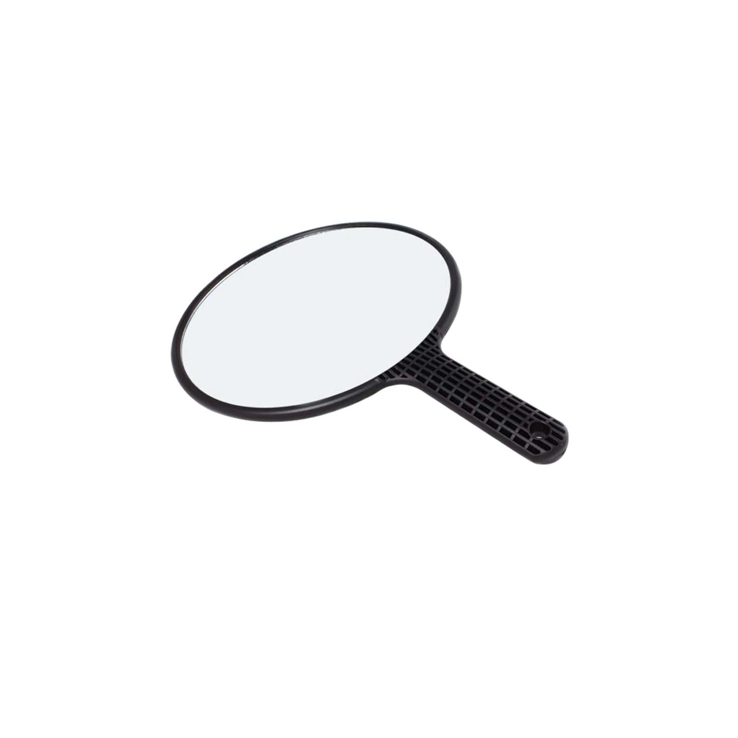 Trina Round Mirror with Handle - Decorative Home Accessory for Personal Grooming