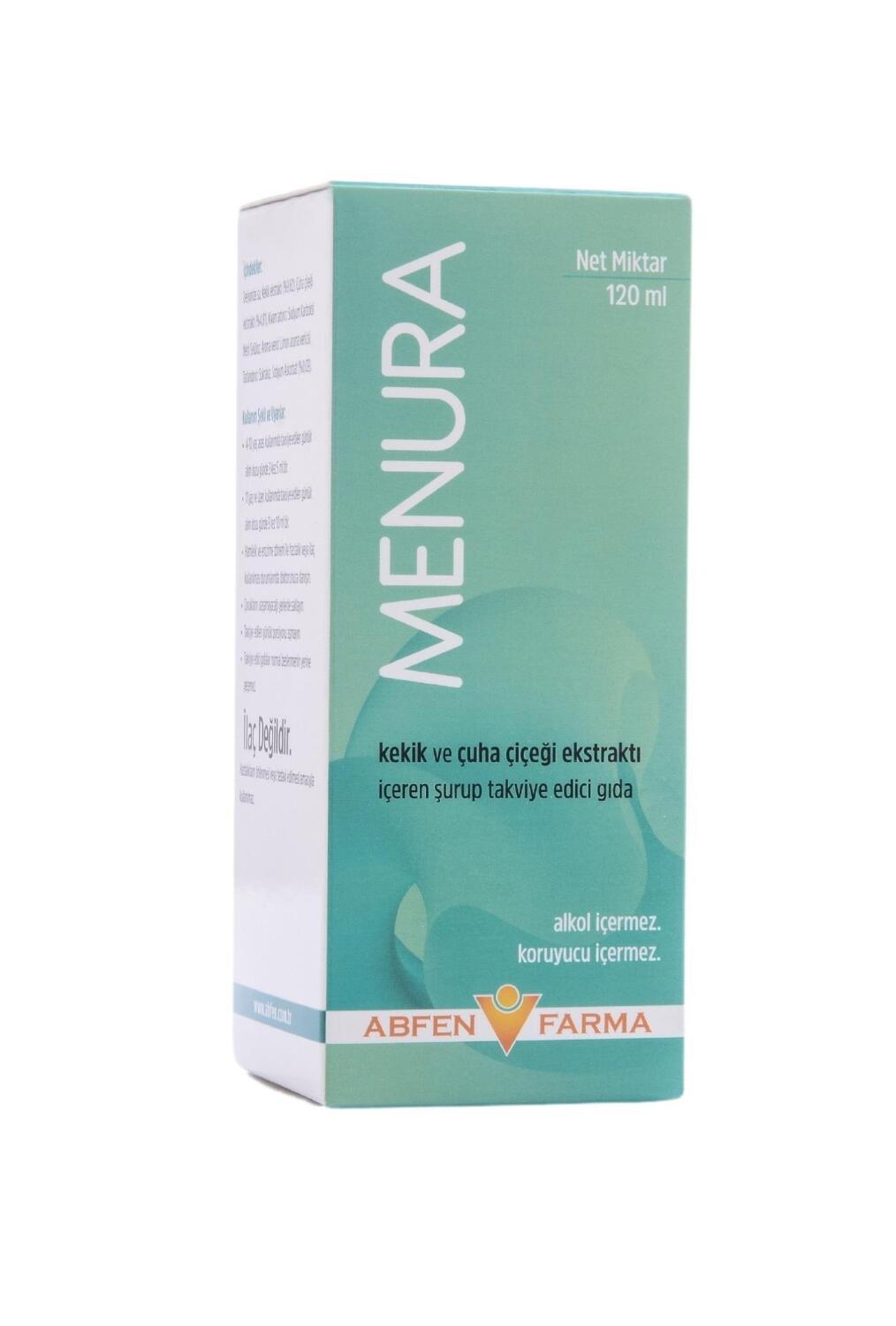 Menura Dietary Supplement Syrup 120ml - Nutritional Health Support