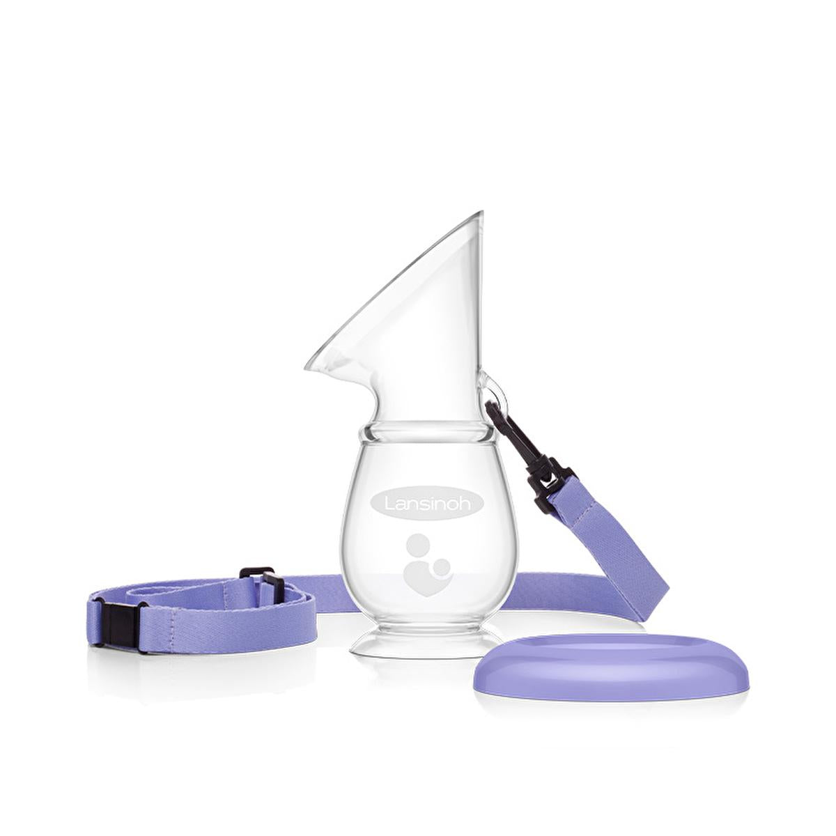 Lansinoh Silicone Breast Pump - Manual, Portable, and Easy-to-Use Breastfeeding Accessory for New Mothers