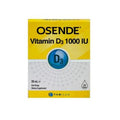 Osende Natural Vitamin D3 Drops: Olive Oil Based Cholecalciferol Supplement for Bone Health & Immune Support, 20ml