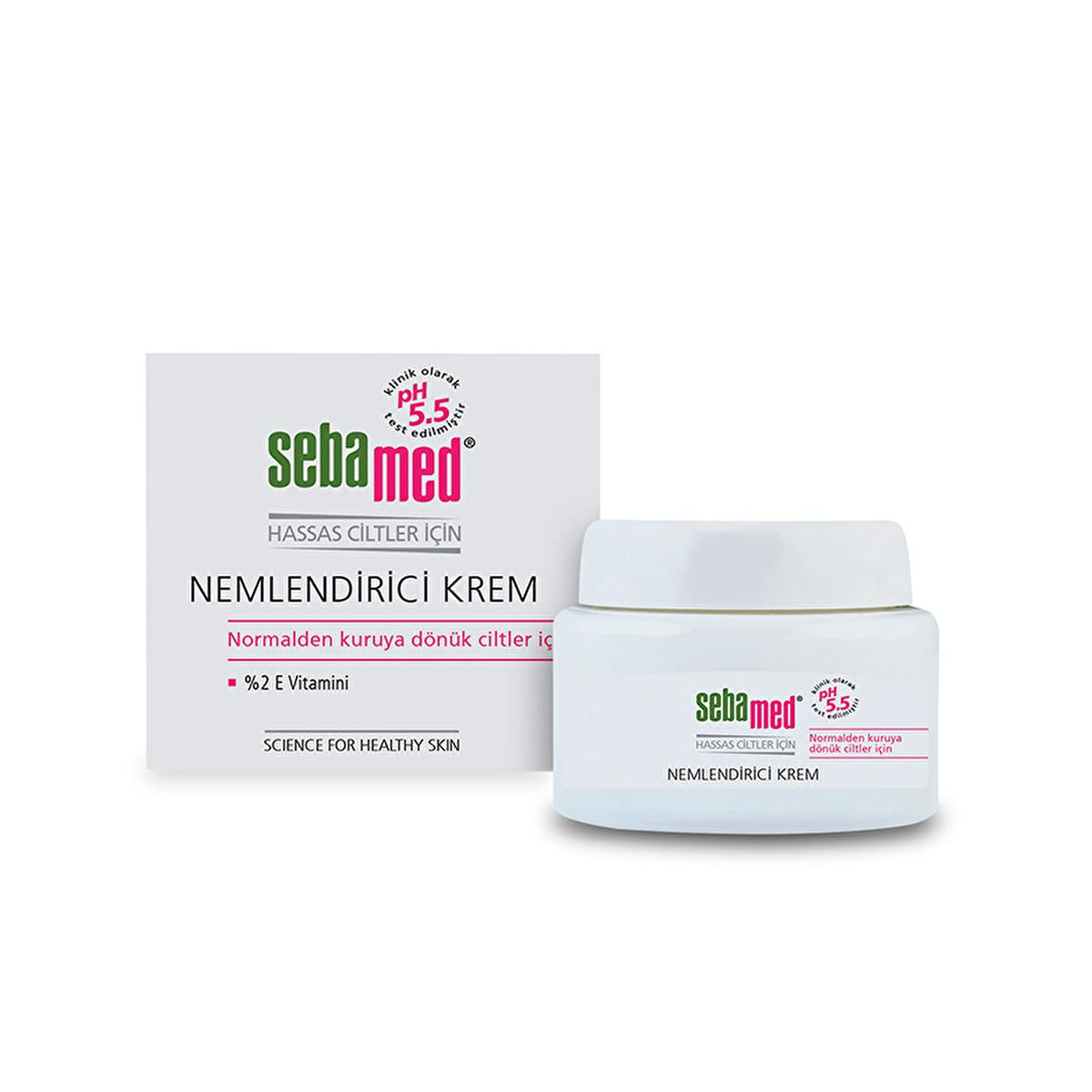 Sebamed Moisturizing Day Cream 75ml - Hydrates, Protects & Anti-Aging Vitamin E Face Cream for Sensitive Skin, Dermatologist Tested, Makeup Base