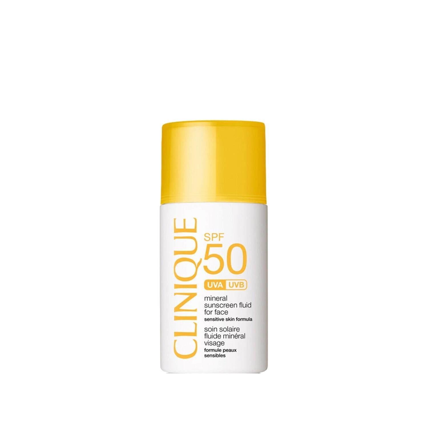 Clinique Mineral Sunscreen Fluid SPF50 Face Sunscreen for Sensitive Skin - 30ml
