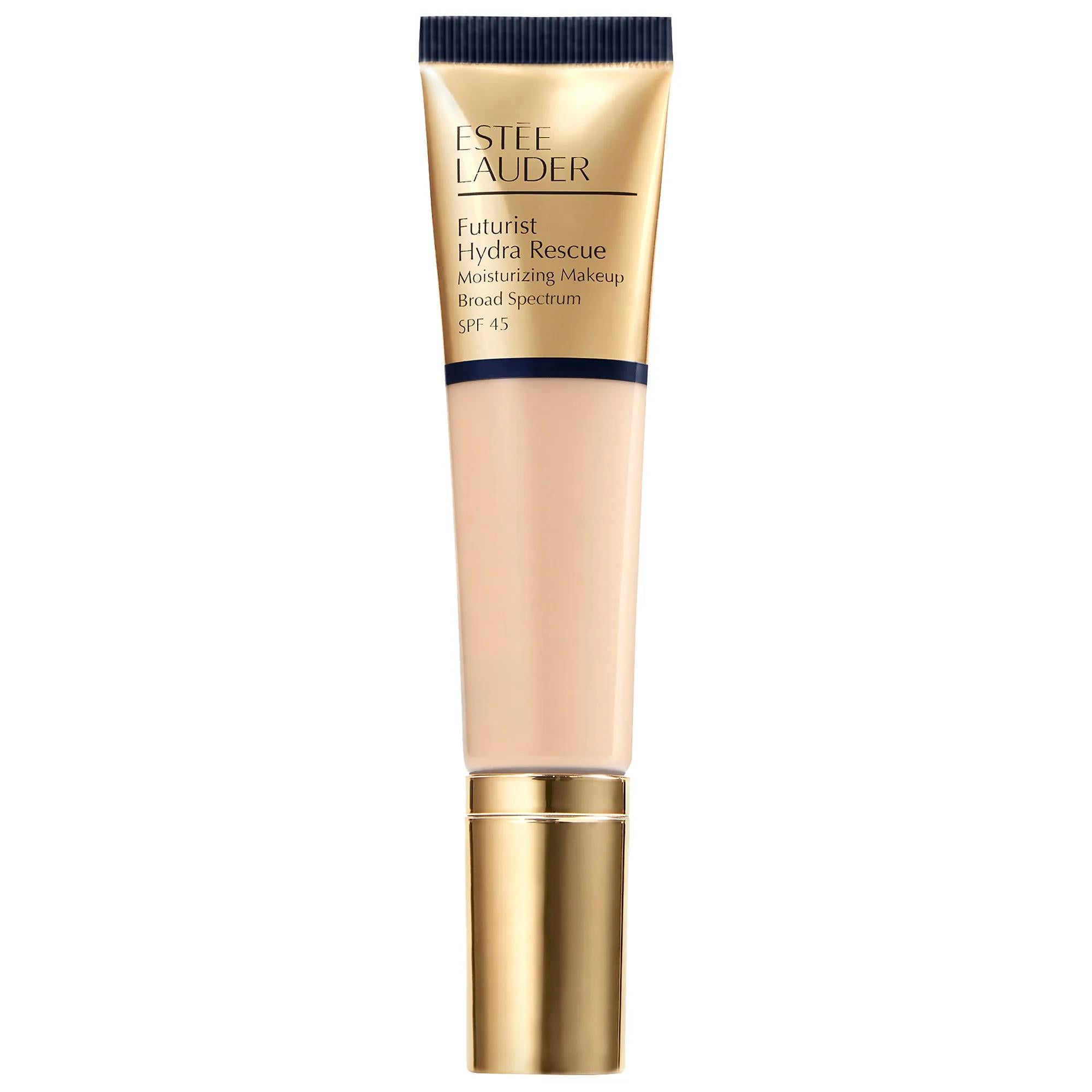 EstŽe Lauder Futurist Hydra Rescue Moisturizing Foundation SPF 45: Hydrating, Radiant Finish & Long-Wear Coverage