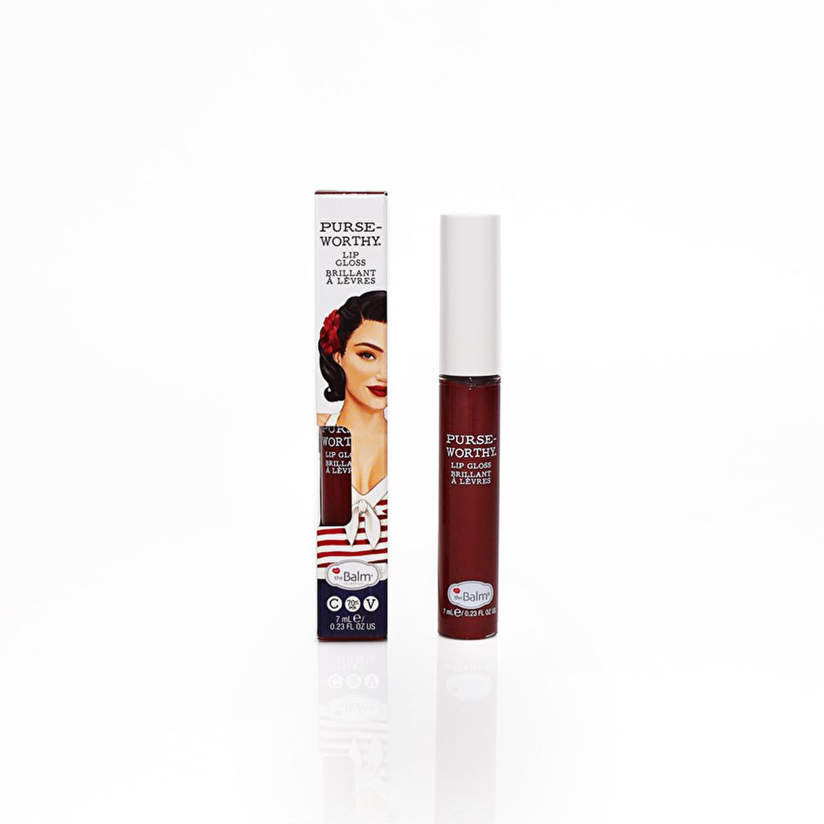 theBalm Purseworthy Lip Gloss - Moisturizing, Volumizing, Non-Tacky Lip Care