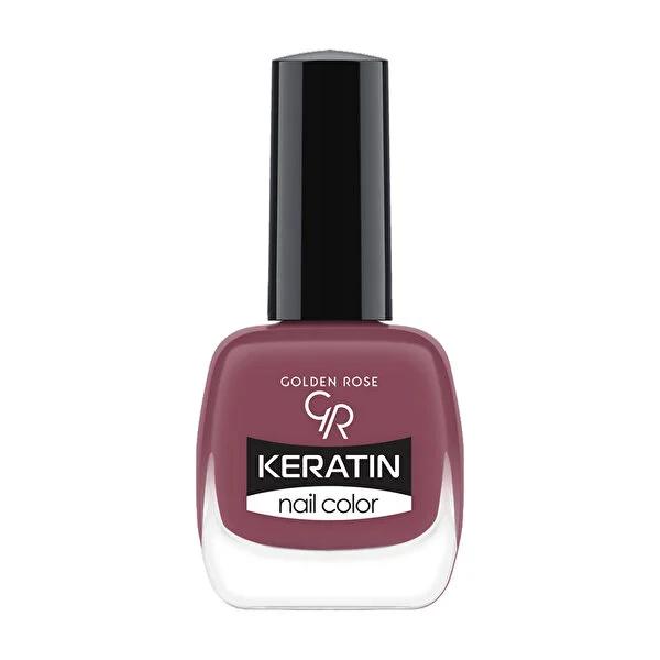 Golden Rose Keratin Nail Polish - Long-lasting Color with Keratin Enrichment