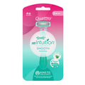 Wilkinson Sword Quattro Smooth Sensitive Disposable Razor for Men - Quad Blade Razor for Sensitive Skin - Smooth Shaving Experience