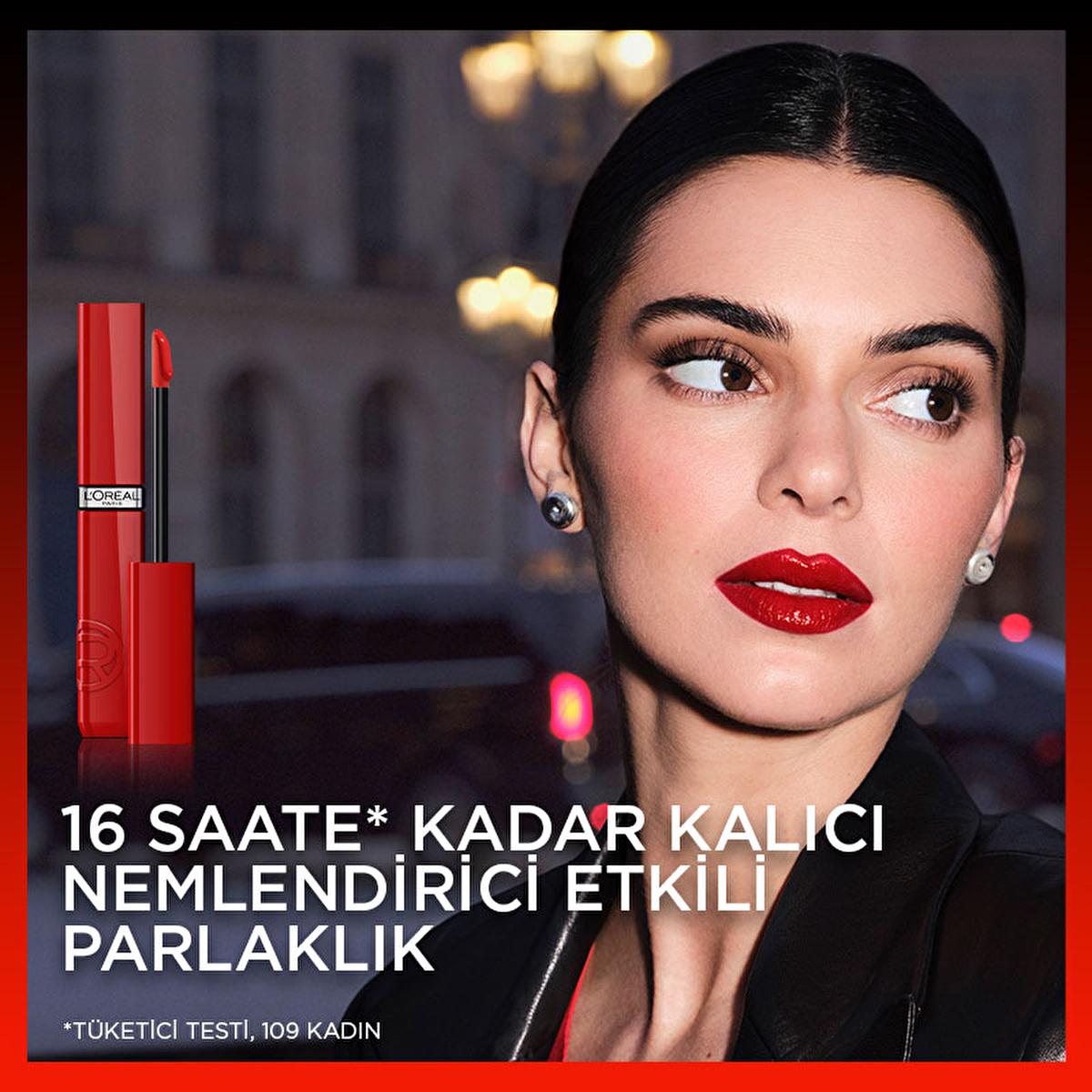 L'Oreal Paris Infaillible Laque Resistance: Long-Lasting, High-Shine, Moisturizing Liquid Lipstick for All-Day Glamour