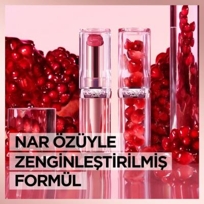Loreal Paris Glow Paradise 191 Nude Heaven Lipstick - Moisturizing Balm-in-Lipstick with Pomegranate Extract