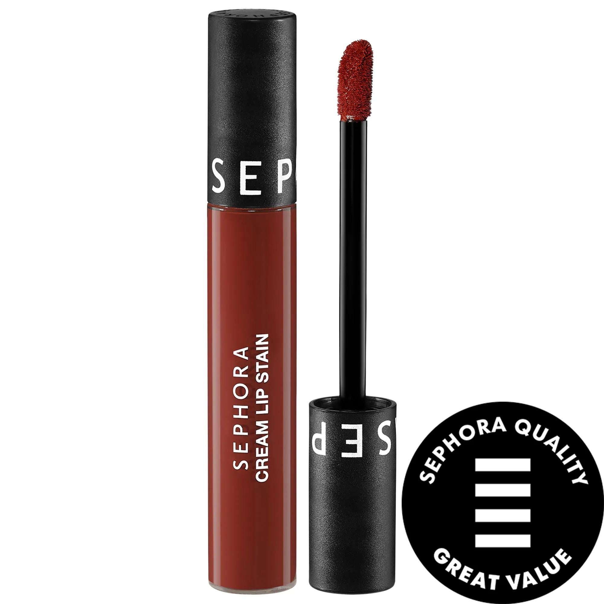 Glossier Cream Lip Stain - Long-Lasting Vegan Liquid Lipstick for Hydrating Lips