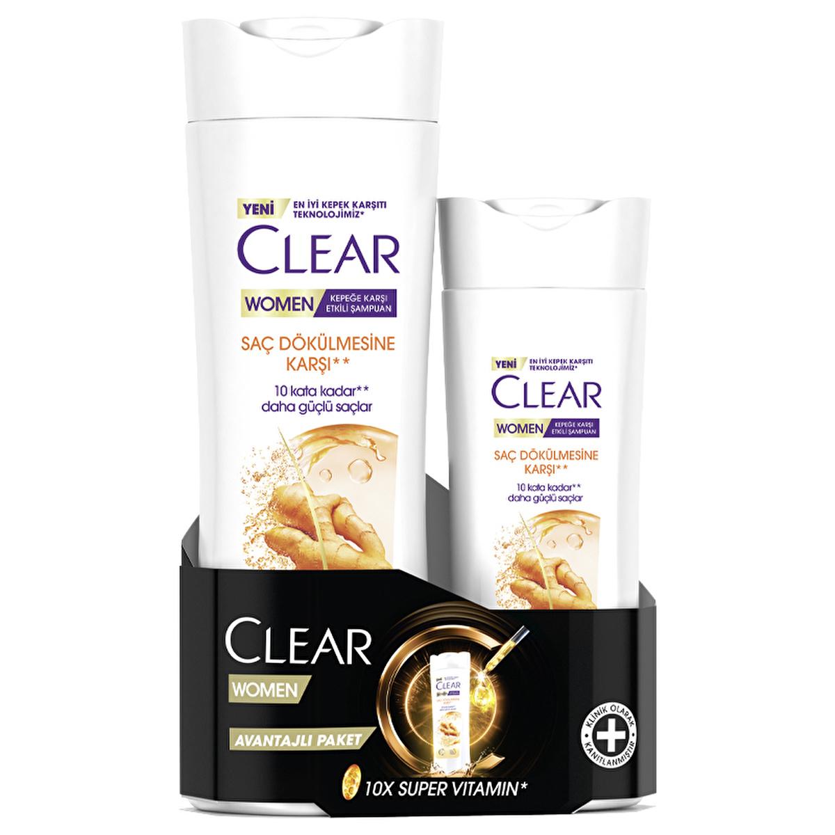 Clear Women Anti-Dandruff Shampoo for Stronger Hair - 17.54 fl oz