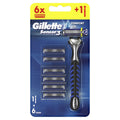 Gillette Sensor3 Men's Shaving Razor Kit with 6 Blades - Comfortable, Close Shave, Compatible with Sensor Blades