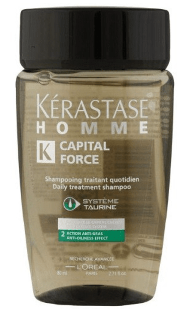 Kerastase – Homme Bain Capital Force système Taurine anti-Oiliness – Line Homme – 80 ml