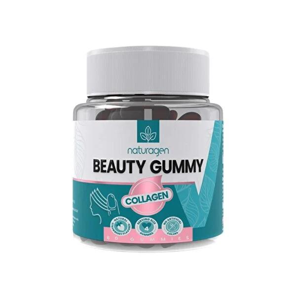 Naturagen Beauty Collagen Gummies - Hydrolyzed Collagen Supplements for Skin Health