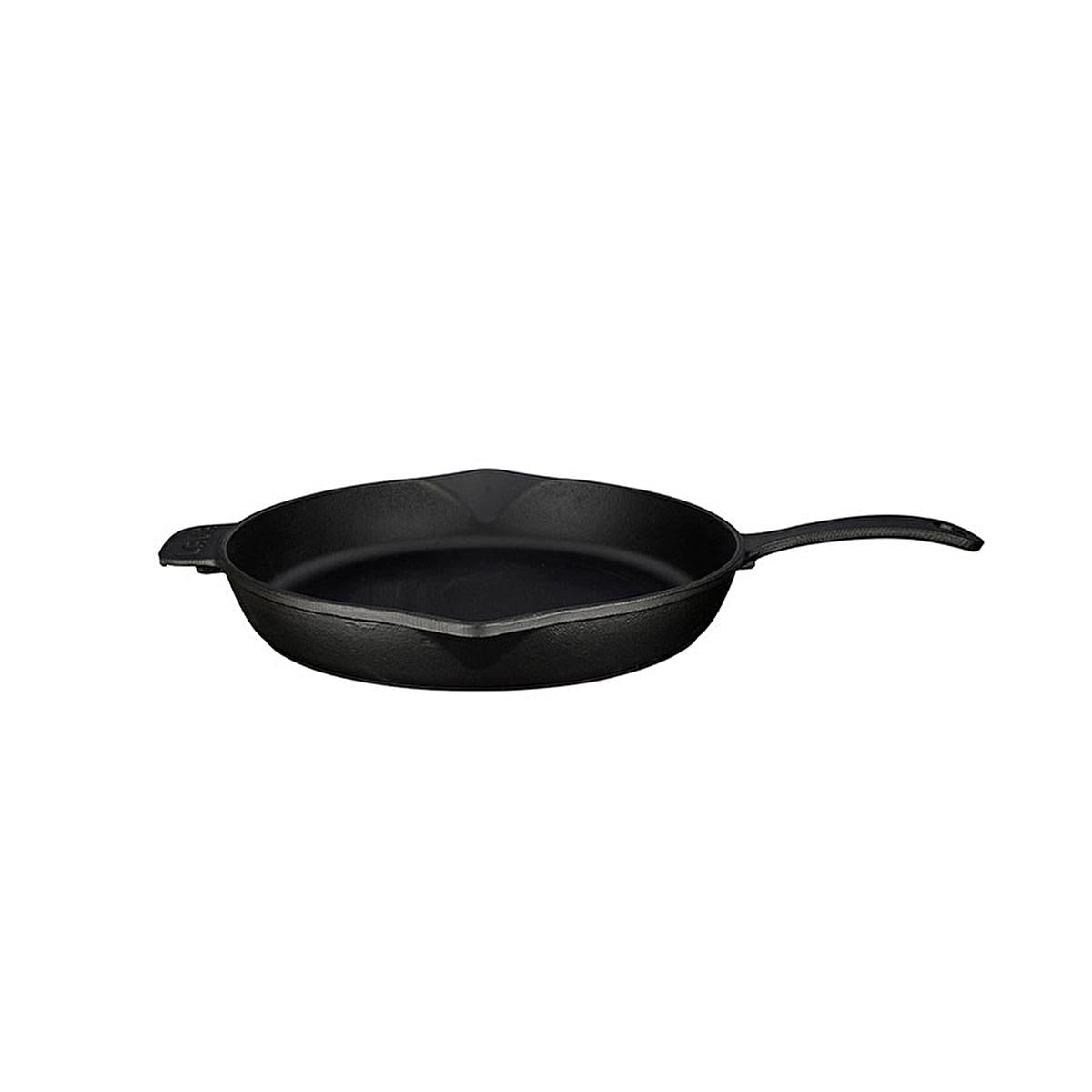 LAVA Cast Iron Frying Pan - 28cm Enamel Coated, Durable Cookware for Healthy Cooking