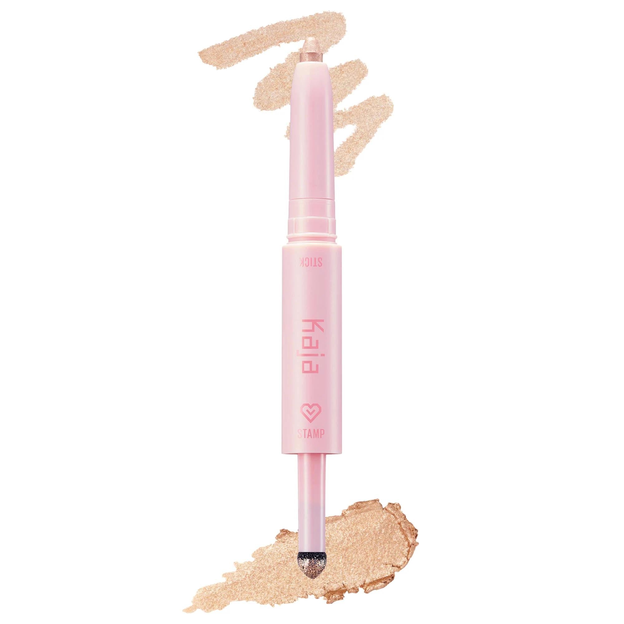 Wink Dazzle Dual-Ended Eyeshadow Stick - Clean Beauty, Cruelty-Free Makeup with Creamy Eyeshadow & Glitter Stamp
