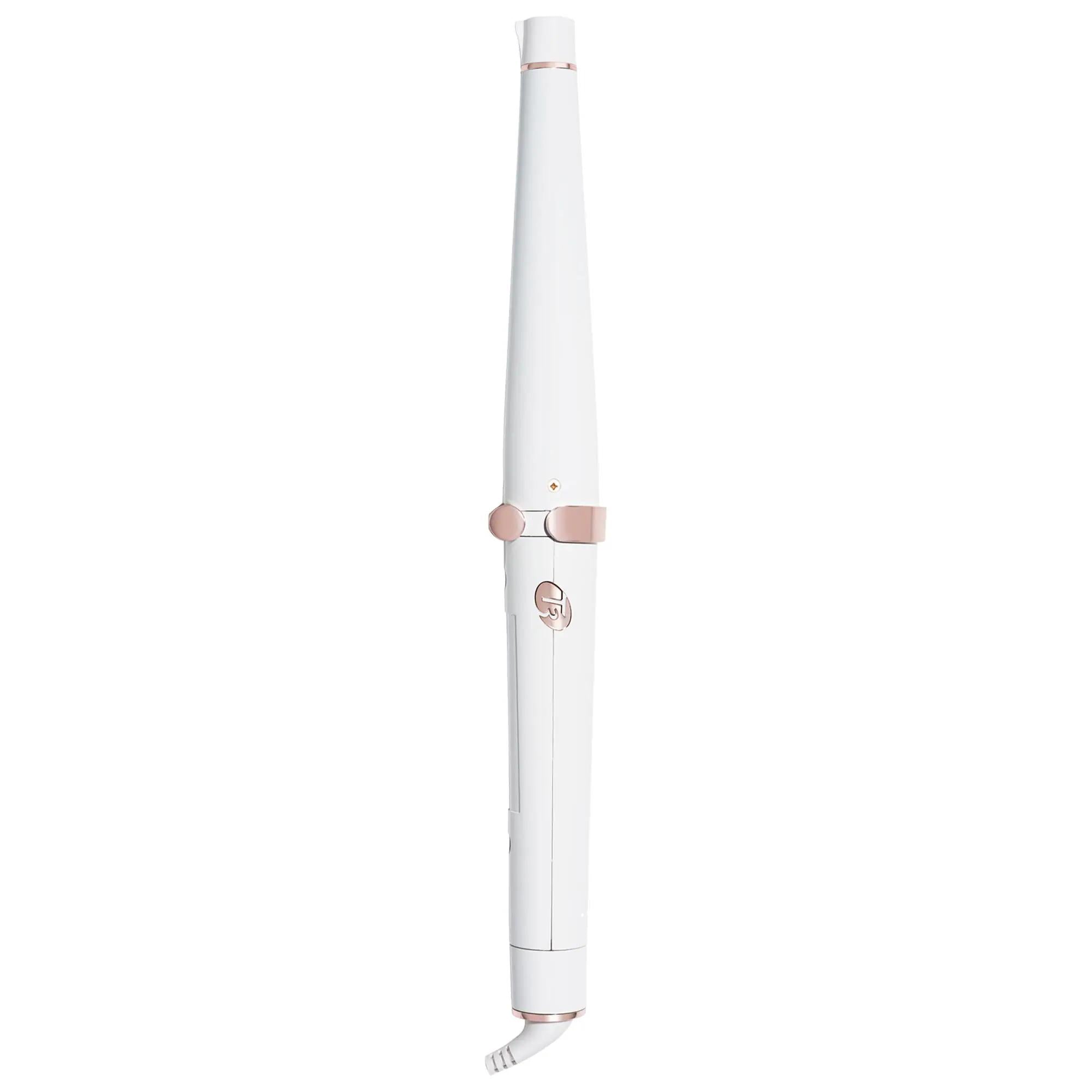 SinglePass Wave Professional Tapered Ceramic Styling Wand - Effortless Tousled Waves in One Pass
