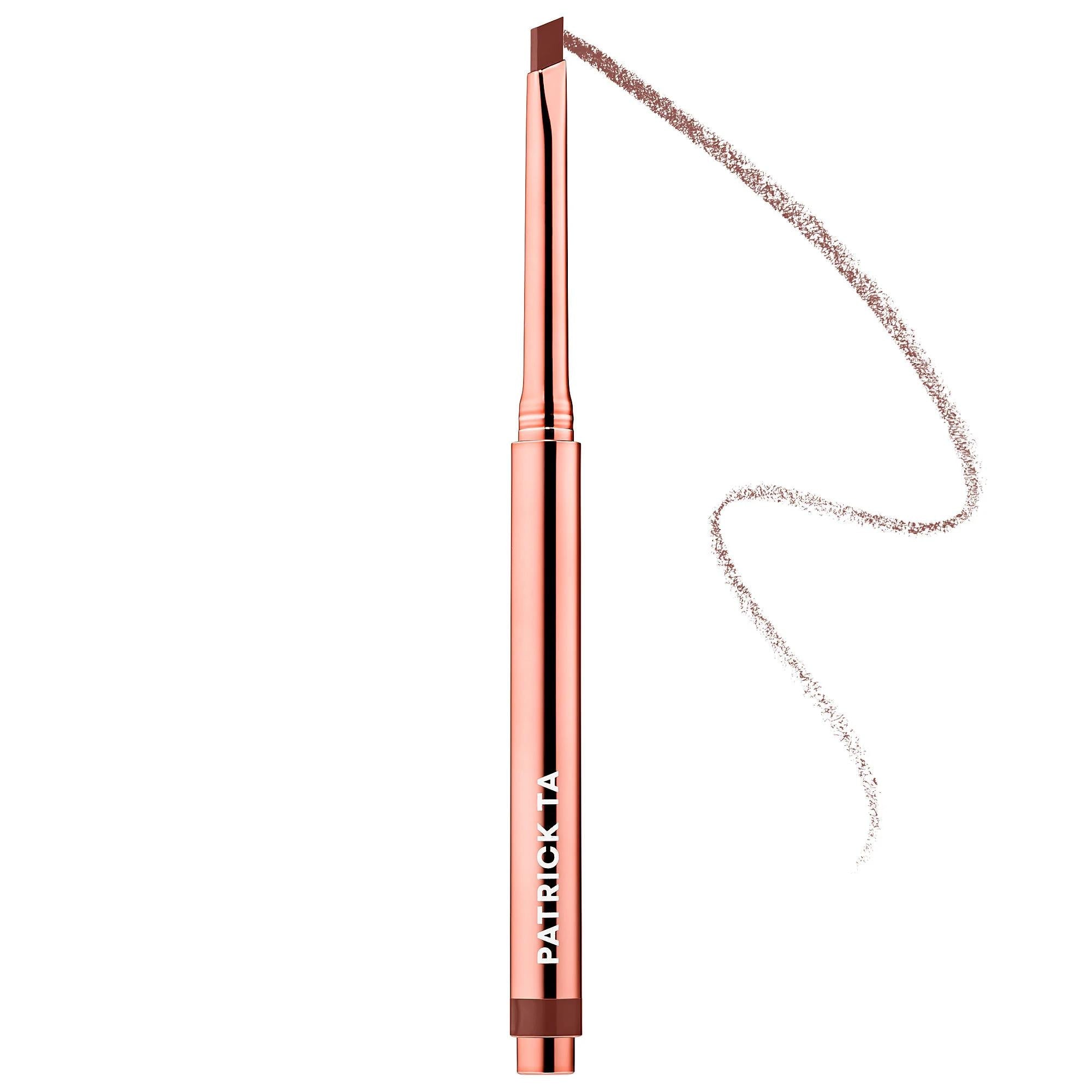 Patrick Ta Monochrome Moment Precision Lip Crayon: Long-Lasting, Smudge-Proof Vegan Lip Color & Liner