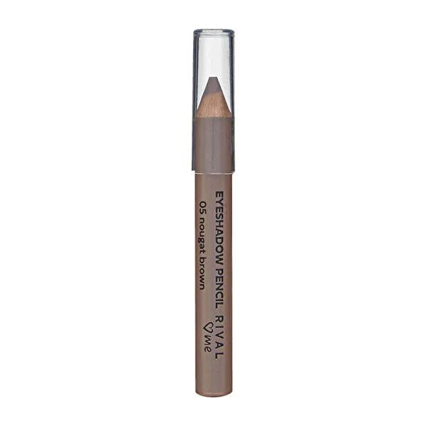 Rival Loves Me Eyeshadow Pencil No:05 Nougat Brown - Shimmering, Easy-to-Apply Makeup
