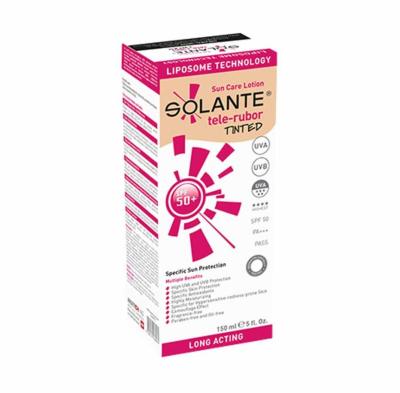 Solante Tele-Rubor Tinted Sun Care Lotion Spf 50+ 150ml