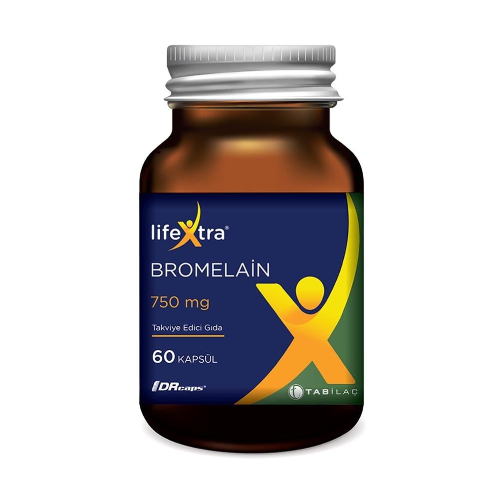LifeXtra Bromelain 750 mg 60 Capsules