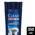 Clear Men: Intense Clean Anti-Dandruff Charcoal Shampoo - Deeply Cleanses Oily, Itchy Scalp & Controls Dandruff for Men - 11.83 fl oz