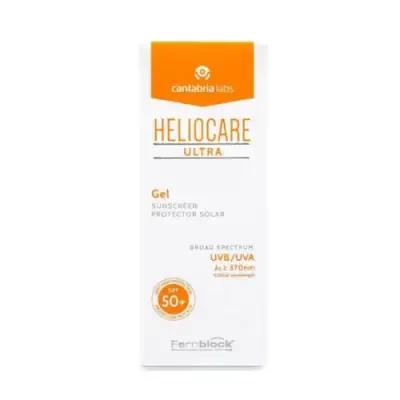 Heliocare Sunscreen Gel Cream SPF 50+ - Waterproof, Non-Comedogenic, Antioxidant Protection
