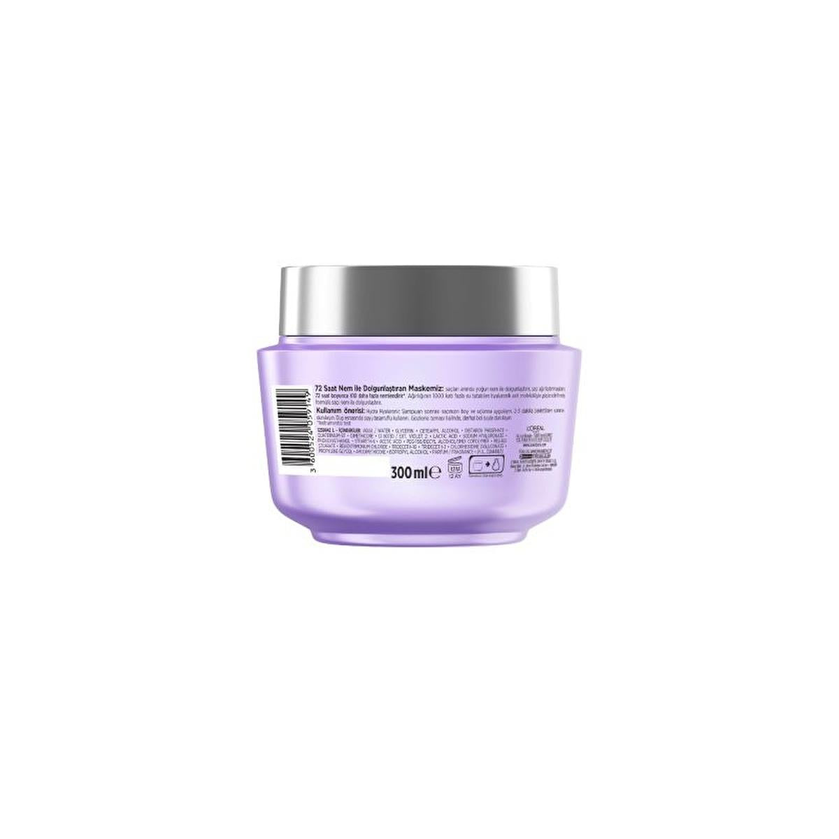 Loreal Paris Elseve Hydra Hyaluronic 72 Hour Hydration Hair Mask - Long-Lasting Moisture for Dry Damaged Hair