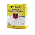 Osende Vitamin D3K2 Complex Drops - Supports Bone Health & Cardiovascular System - 20ml Bottle