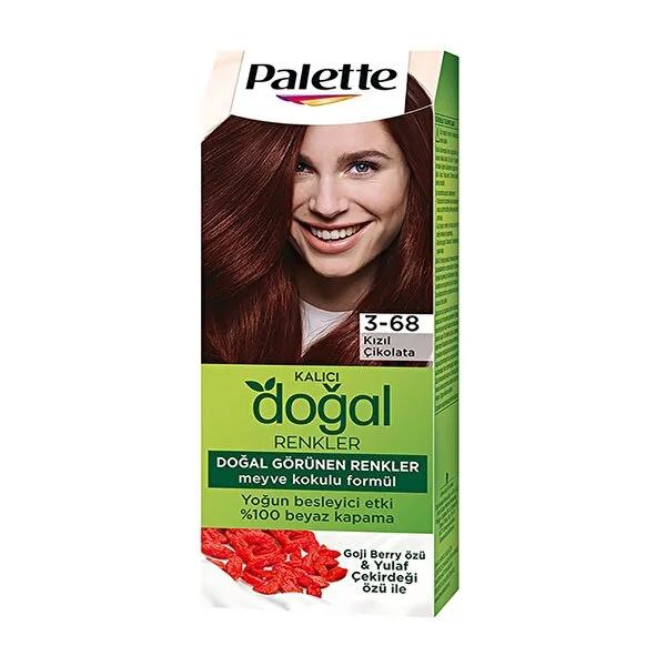 Palette Red Chocolate Hair Dye: Achieve Intense, Long-Lasting 3-68 Color & Stunning Glossy Shine
