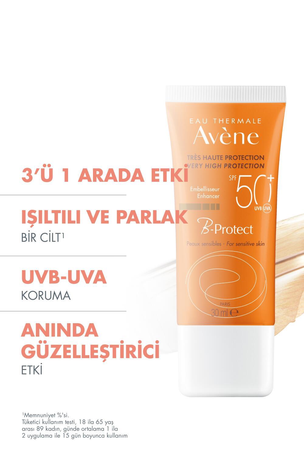 Avene B-Protect SPF50+ Sunscreen for Sensitive Skin - Non-Greasy, Antioxidant-Rich Formula