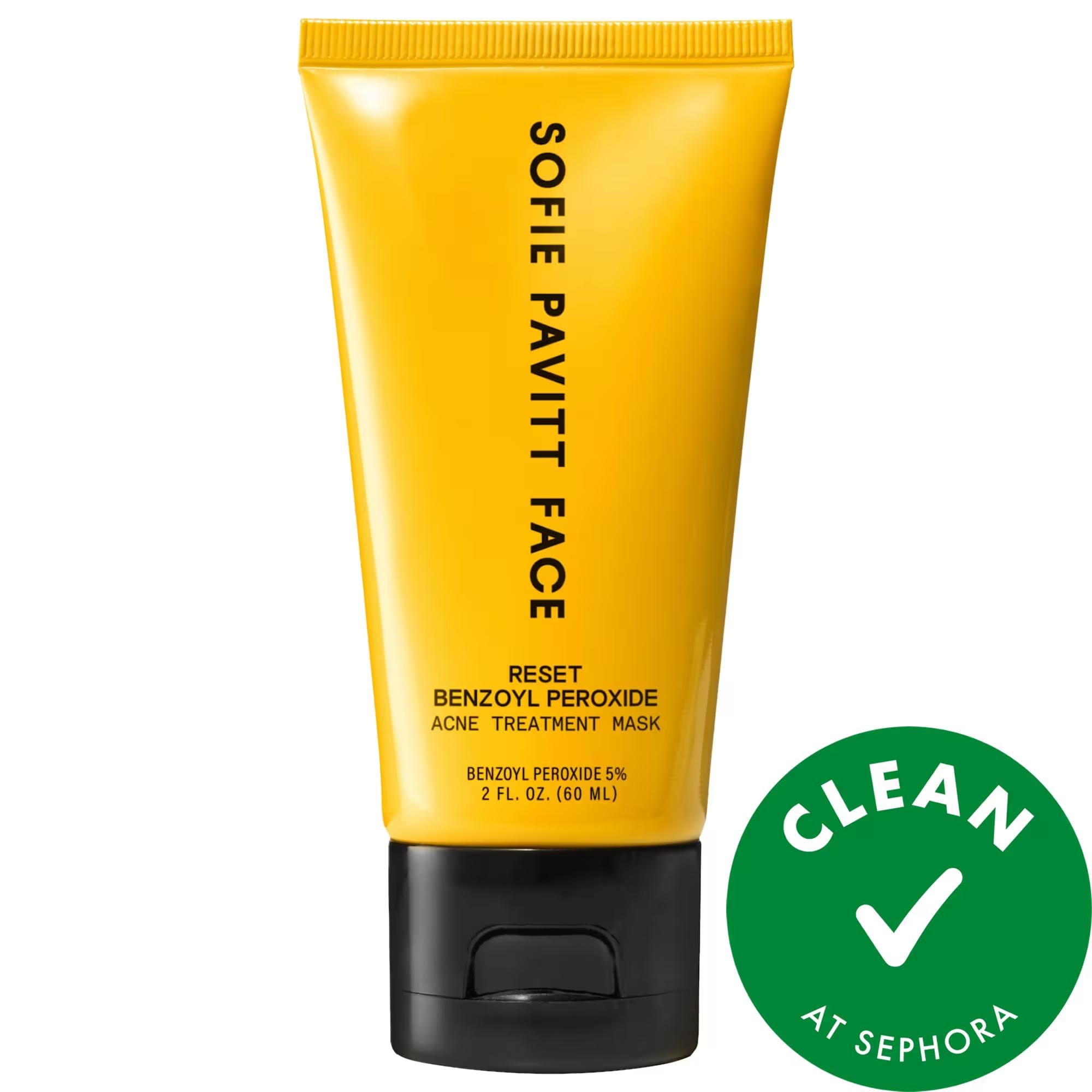 The Ordinary 5% Benzoyl Peroxide Acne Treatment Mask with Glycolic Acid - Vegan, Gluten-Free, Cruelty-Free Skincare for Acne-Prone Skin