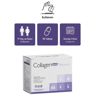 Collagen Forte Collagen Supplement 1500mg - Premium Hydrolyzed Collagen Peptides for Skin, Hair, Nail & Joint Health Support