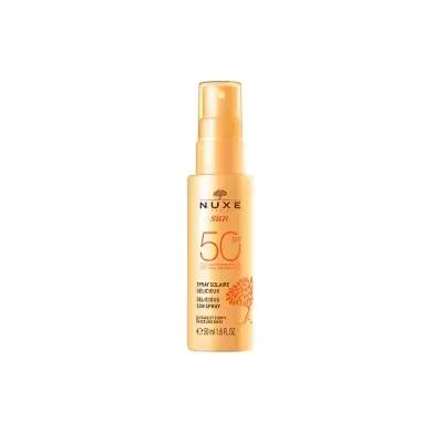 Nuxe SPF50 Sunscreen Lotion: High Protection Broad Spectrum UVA/UVB, Moisturizing, Water Resistant, Lightweight for Face & Body, Anti-Aging