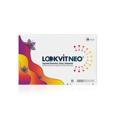 Lookvitneo Dietary Supplement with Resveratrol, Saffron, Astaxanthin & Fish Oil - 30 Capsules