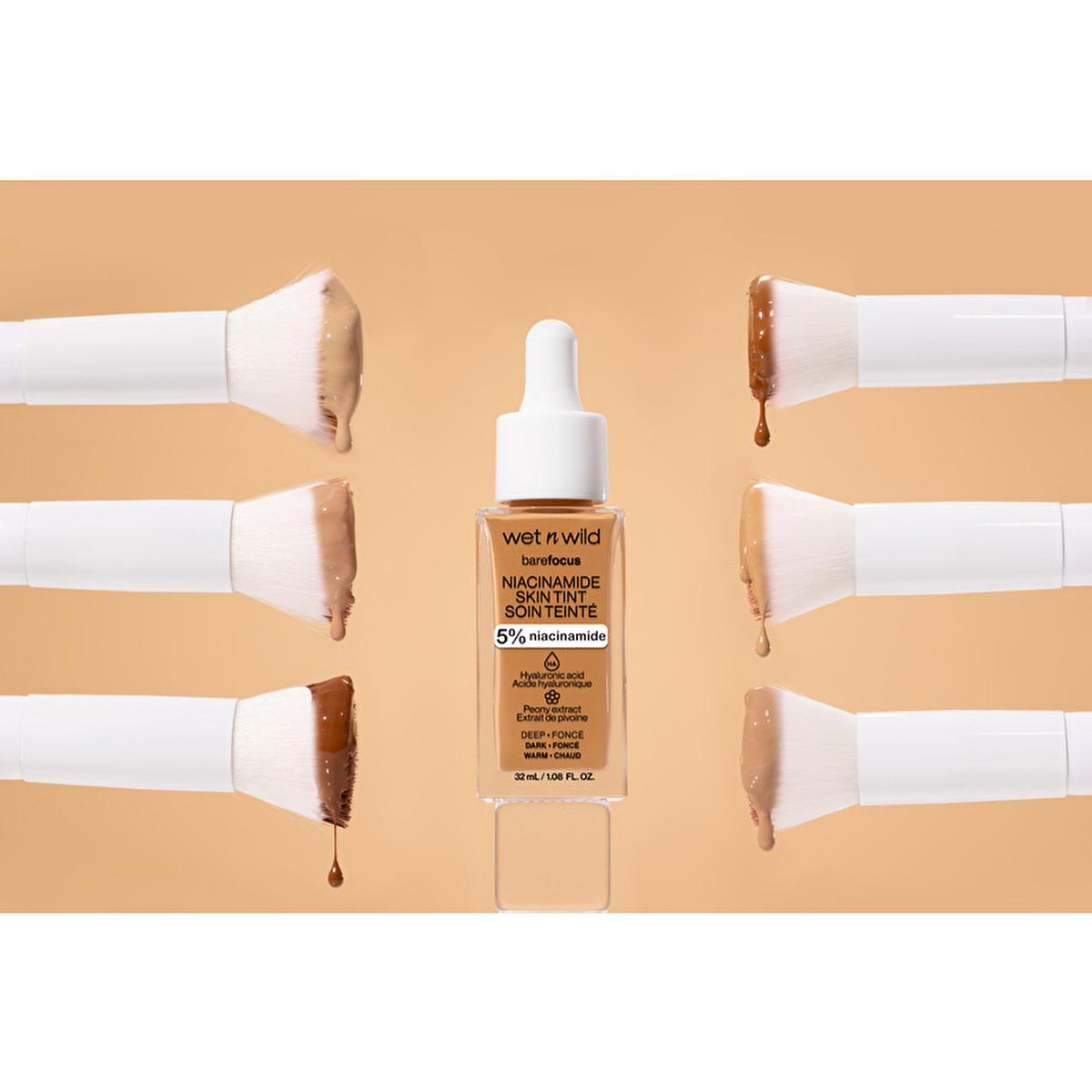 Wet n Wild Niacinamide Skin Tint Foundation: Fair Beige, Lightweight Coverage, Improves Skin Texture, Natural Satin Finish