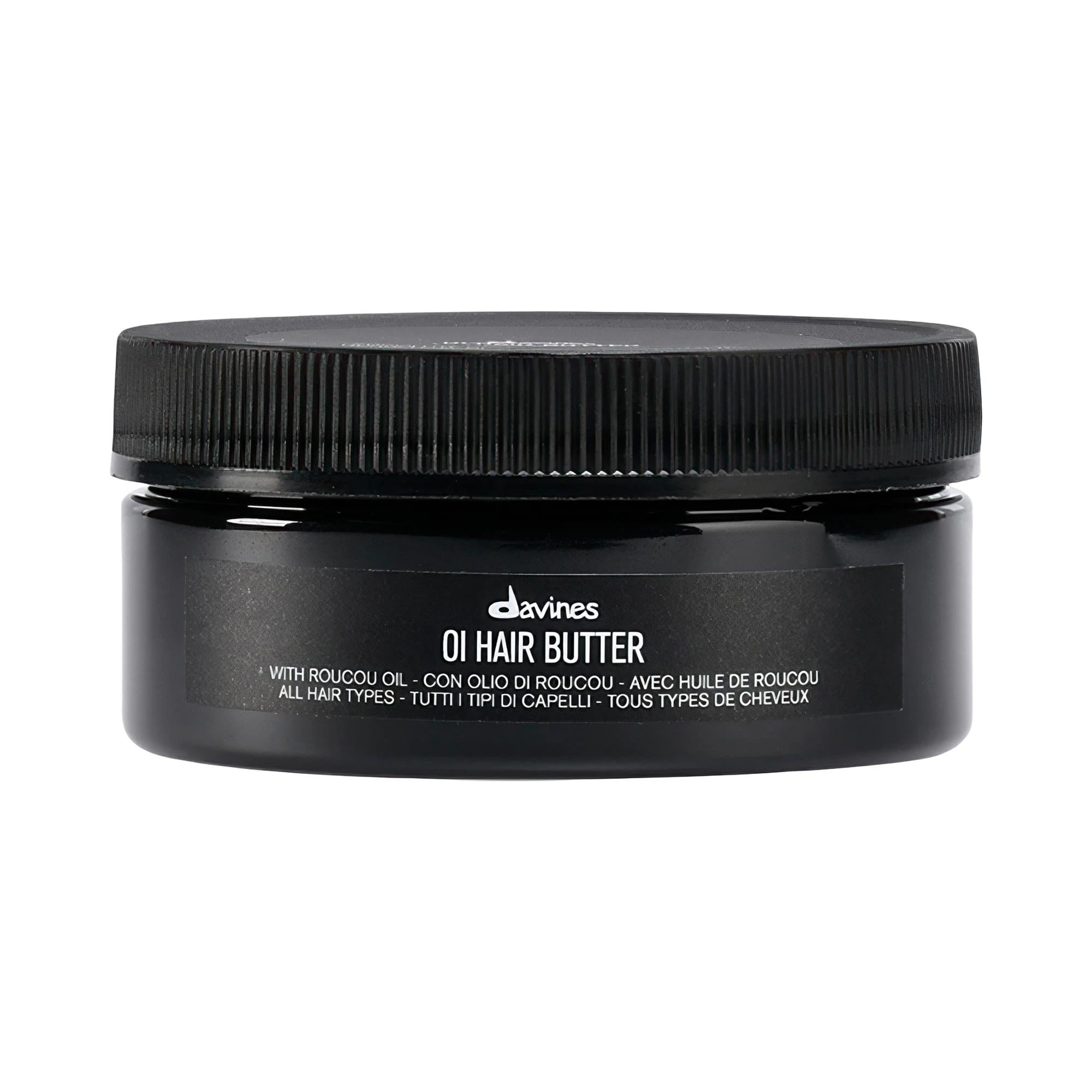 Davines OI Hair Butter Mask: Deeply Hydrates, Detangles & Frizz Control - Vegan Hair Mask for Softness, Shine & UV Protection with Roucou Oil