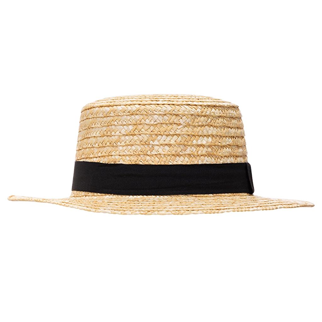Eklips Plain Straw Hat Beige