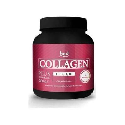 Hud Collagen Plus Powder 300g - Hydrolyzed Collagen Supplement with Vitamin C for Anti-Aging, Skin, Hair, and Nail Health