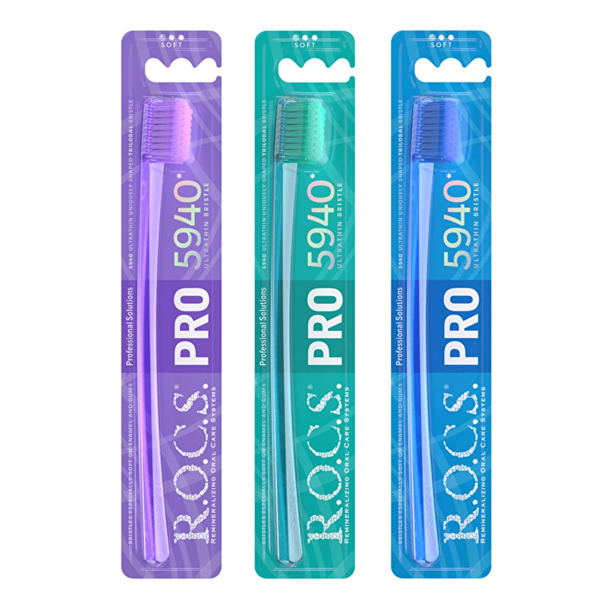 Rocs Pro Manual Toothbrush - Gentle, Effective Cleaning for Optimal Oral Hygiene