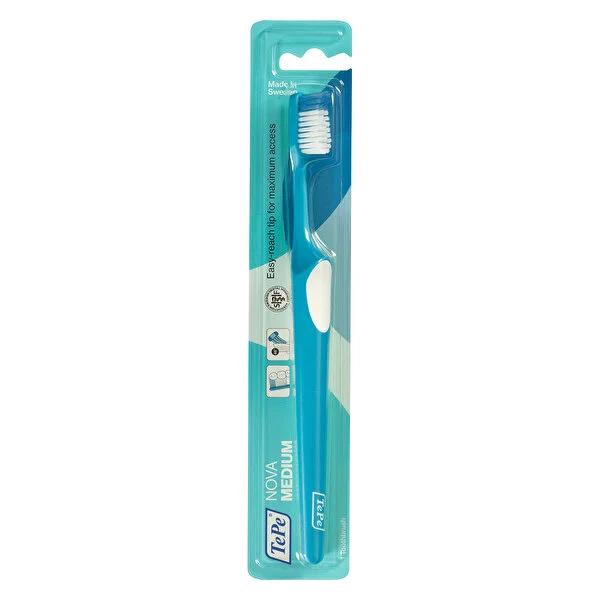 Tepe Nova Medium Manual Toothbrush for Effective Dental Cleaning - 1 Piece