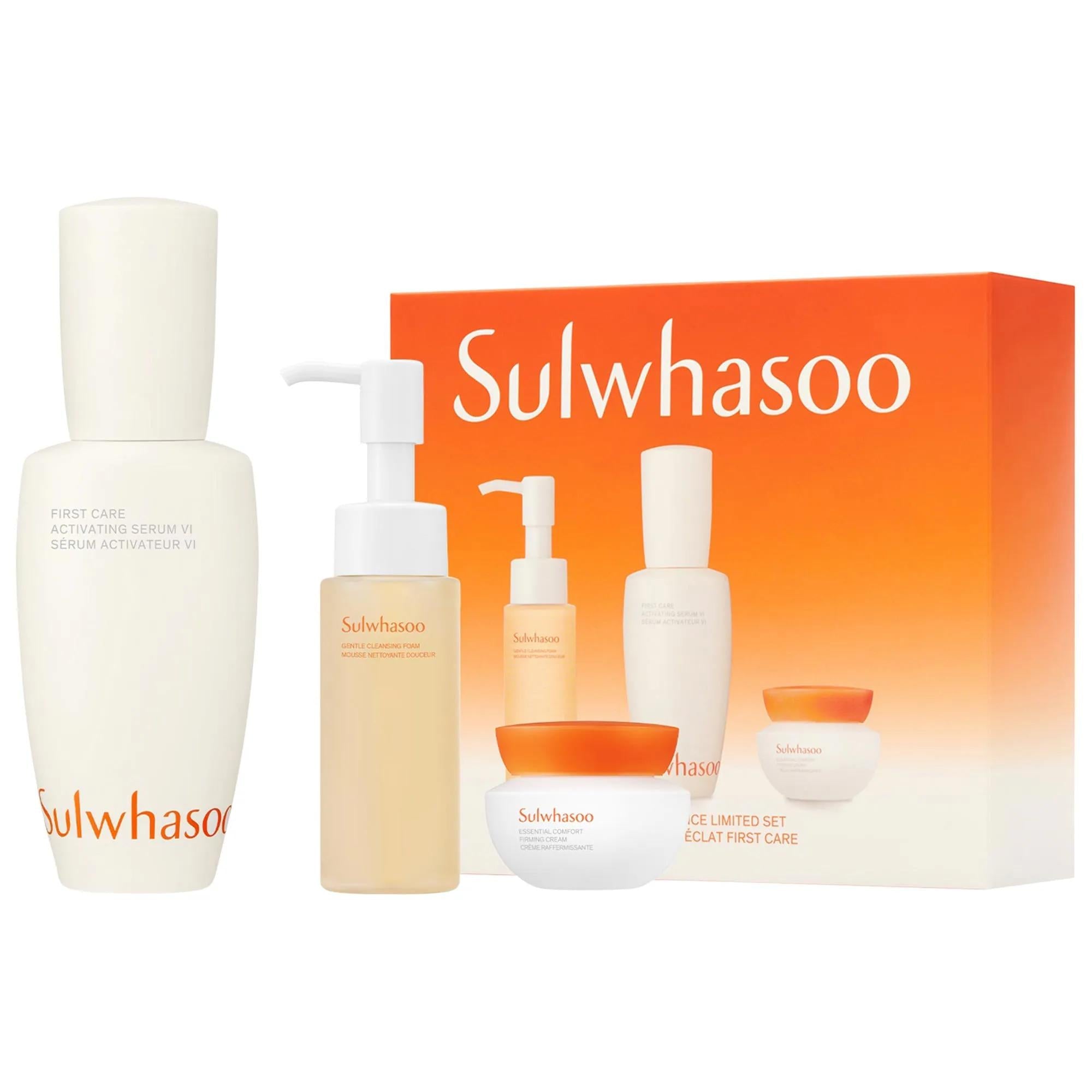First Care Radiance Set: Ginseng Anti-Aging Skincare Ð Hydrating, Firming, and Radiance Boosting Korean Skincare Routine