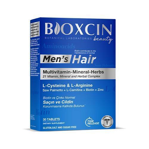 Bioxcin: Advanced Hair Growth Supplement for Men - Stop Hair Loss & Thinning - Powerful Mens Hair Vitamins - 30 Tablet Supply