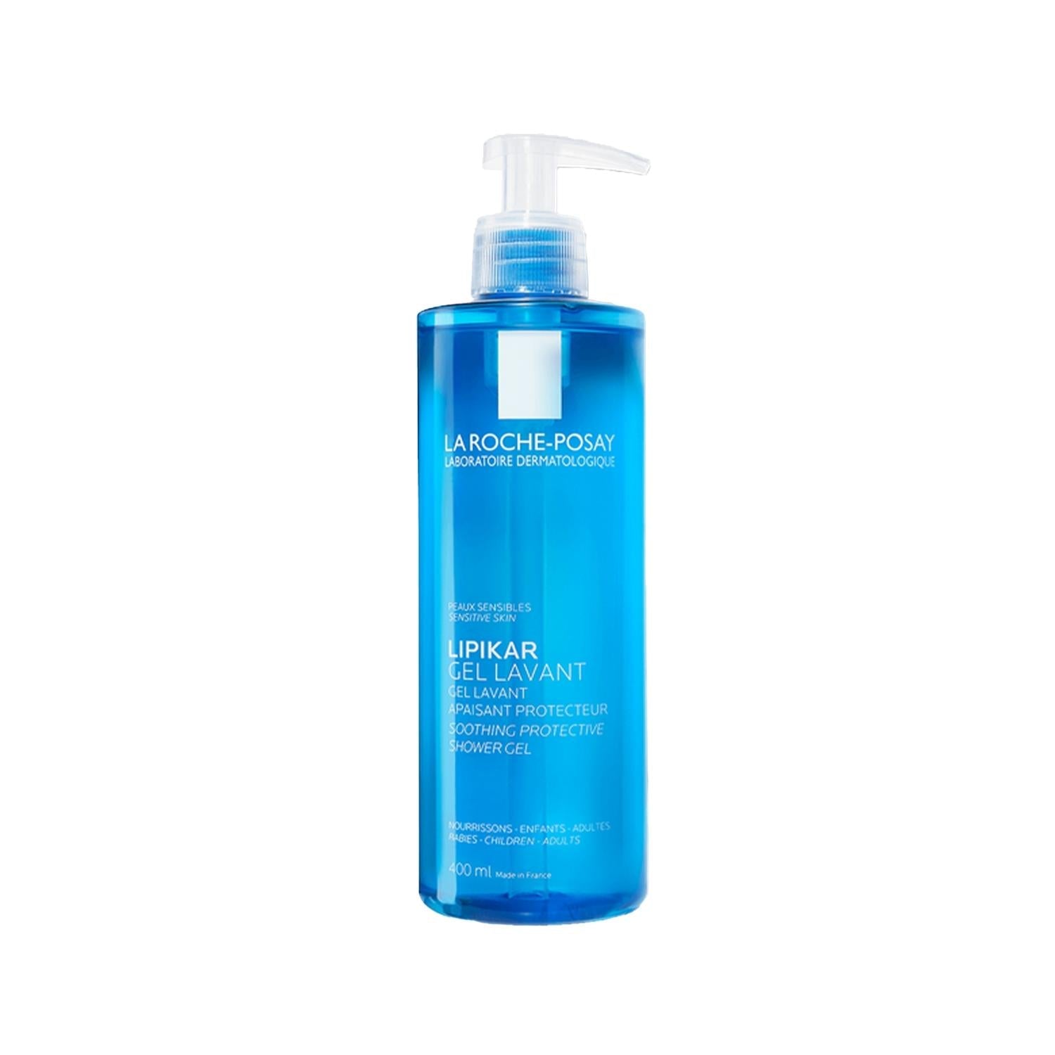 La Roche-Posay Lipikar: Soothing Cleansing Gel for Sensitive Skin | Gentle, Hydrating Face Wash | 400ml