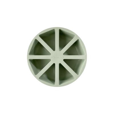 Oioi River Green Silicone Muffin Pan - 8-Section Non-Stick Cake Mold for Perfect Muffins & Easy Baking, Oven & Freezer Safe