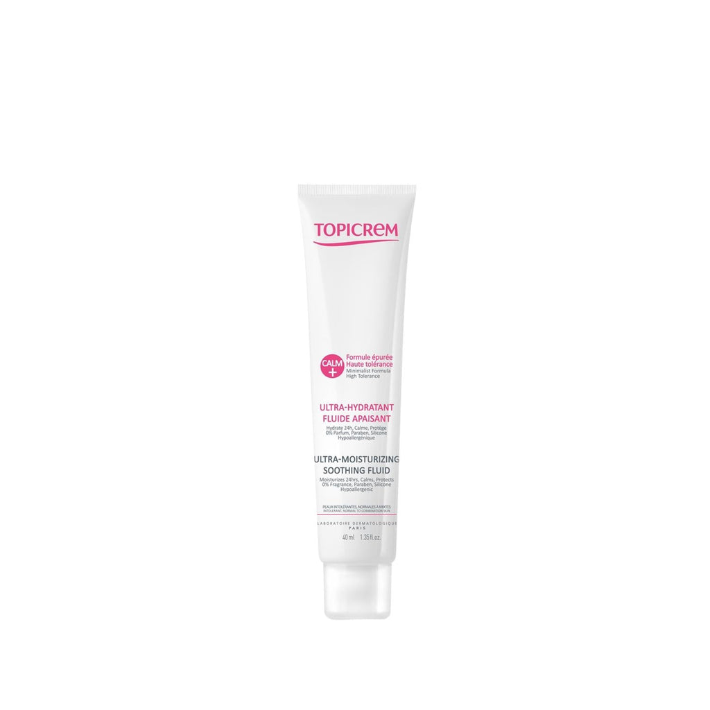Topicrem Calm+ Ultra Moisturizing Soothing Fluid - 40ml - Sensitive Skin Hydration